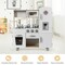 Costway Vintage Play Kitchen Pretend Kids Cooking Playset Toys w/Water Dispense